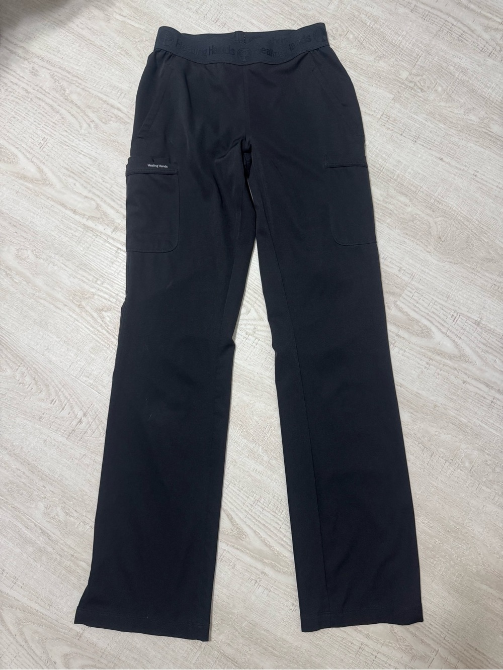 Healing Hands Black Scrub Pants